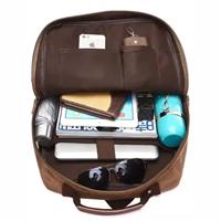 Compact Canvas Business Laptop Bag for Professionals